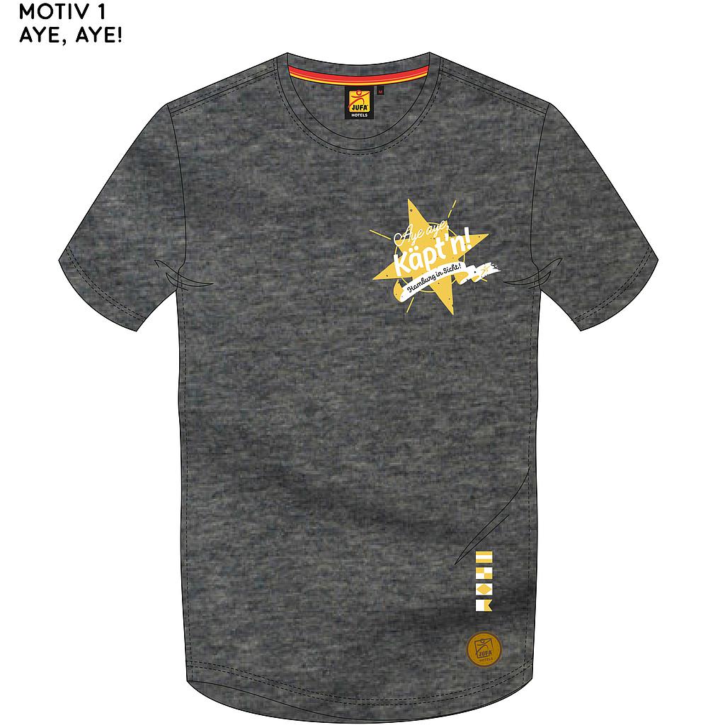 M4413 T-Shirt "HAM" Damen grau L