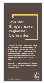 D8004 Info Kärtchen regionaler Lieferant NEU