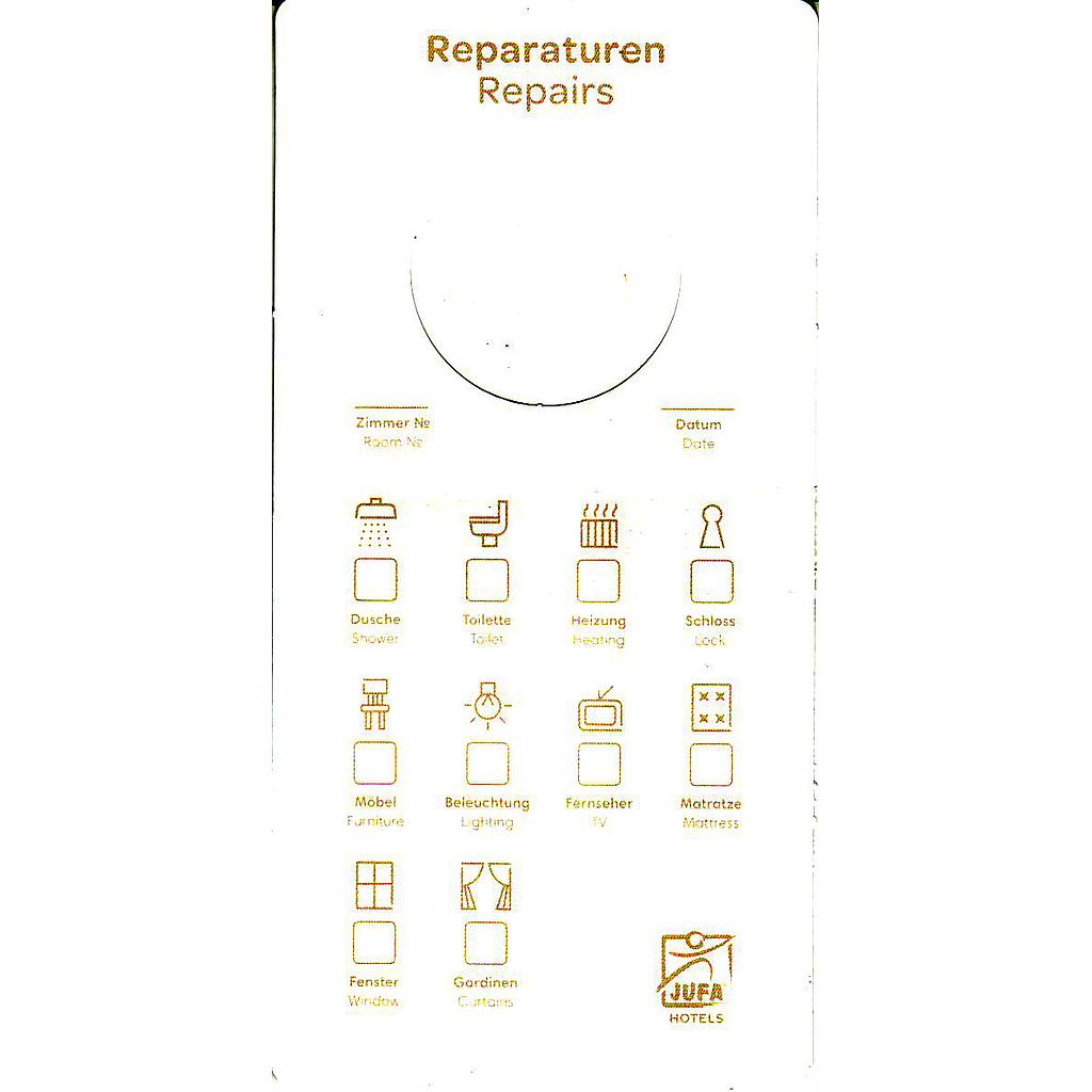 H1006 Anhänger "Reparaturen" á 100 Stk.