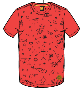 M4114 T-Shirt Herren GOTS XL in rot